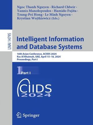 cover image of Intelligent Information and Database Systems